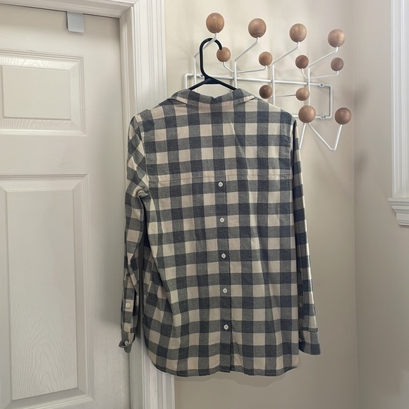 MADEWELL - Exboyfriend Casual Button Down - Pullover - Checkered - S - Picture 3 of 10